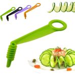 Pengfushop4 Rastgele Stil Manuel Plastik Sebze Spiral Bıçak Patates Havuç Salatalık Salata Doğrayıcı Kolay Vida Dilimleme Kesici Spiralizer Mutfak Aletleri (Yurt Dışından) - Renkli