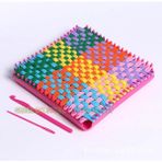 Pengfushop4 Resim Stili Olarak 192 Adet Eces Tezgahı Potholder Döngüler Dokuma Tezgahı Döngüleri Dokuma El Sanatları Döngüleri Dıy El Sanatları Malzemeleri Için Çoklu Renkler Dıy Zanaat Kiti (Yurt Dışından)