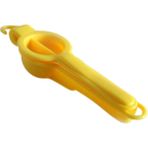 Pengfushop4 Sarı Plastik Tarzı Paslanmaz Çelik Narenciye Meyve Sıkacağı Portakal El Manuel Sıkacağı Mutfak Aletleri Limon Sıkacağı Portakal Queezer Suyu Meyve Presleme (Yurt Dışından) - Manuel kıyma makinesi - Renkli