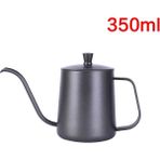 Pengfushop4 Siyah 350ML Tarzı Drip Kettle 350ML 600ML Cof Tea Pot Non-Stick Coating Food Grade Stainless Steel Gooseneck Drip Kettle Swan Neck Thin Mouth (Yurt Dışından) - Kahve Eşyaları