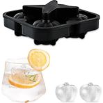 Pengfushop4 Siyah Stil Buz Küpü Tepsi Cadılar Bayramı Buz Kalıbı Kabak Kafatası Beyin Şekli Ice Cube Maker Ev Bar Partisi Serin Viski Şarap Dondurma Bar Aracı (Yurt Dışından) - Dondurma Aracı - Renkli