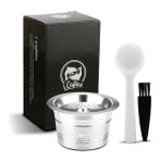 Pengfushop4 Turuncu Tarzı Icafilasuyumlu Kahve Makinesi Minipresso Cafeteira Yeniden Kullanılabilir Kapsül Paslanmaz Çelik K Caffitaly Tchibo Filtre Filtre (Yurt Dışından) - Kahve Eşyaları