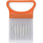 Pengfushop4 Turuncu Tarzı Paslanmaz Çelik Soğan Iğne Soğan Çatal Sebze Meyve Dilimleme Domates Kesici Kesme Güvenli Yardım Tutucu Mutfak Aksesuarları Araçları (Yurt Dışından) - Meyve ve sebze araçları - Renkli