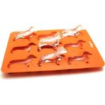 Pengfushop4 Yaratıcı Silikon Dachshund Köpek Şekilli Buz Küpü Çikolatalı Kurabiye Kalıbı Buz Tepsisi (Yurt Dışından) - Dondurma Aracı - Renkli