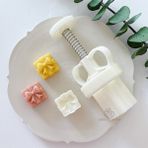 Pengfushop4 Yay Stili 20G Mini Anneler Günü Hediyesi Mooncake Kalıp Yay Şekli Sevgililer Günü Kurabiye Kesici Damga 3D El Basınçlı Pasta Tatlı Dekoratör (Yurt Dışından) - Fırın Tepsisi