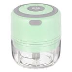 Pengfushop4 YEŞIL-100ML Stili Sarımsak Kırıcı Presi Spiral Cips Bıçağı Mini Elektrikli USB Şarjlı Sebze Mutfak Alet Setleri Kolaylık Roman Aksesuarları (Yurt Dışından) - Meyve Ve Sebze Araçları