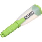 Pengfushop4 Yeşil Stil Çok Fonksiyonlu Depolama Tipi Soyma Bıçağı Soyma Bıçağı Depolama Tüplü Soyucu Soyma Elma Malzemeleri Ev Soyma Bıçağı (Yurt Dışından) - Meyve ve sebze araçları - Renkli