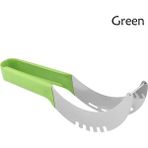 Pengfushop4 Yeşil Stil Paslanmaz Çelik Karpuz Dilimleme Kesici Bıçak Tart Meyve Sebze Araçları Kesme Kavun Bıçağı Mutfak Alet Aksesuarı (Yurt Dışından) - Meyve ve sebze araçları - Renkli