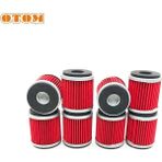 Pengfushop5 8 Adet Tarzı Otom Motosiklet Yağ Filtresi Yüksek Li Filtre Kağıdı Temizleyici Yamaha YZ250F YZ450F Wrf WR250XR Motokros Aksesuarları (Yurt Dışından)