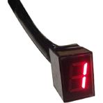 Pengfushop5 Evrensel Kırmızı LED Dijital Vites Göstergesi Motosiklet Ekranı Vites Kolu Sensörü 5 Vites Vites Göstergesi (Yurt Dışından)