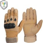 Pengfushop5 Haki Stili M Beden Ozero Taktik Ordu Askeri Eldiven Sert Knuckle Tam Parmak Erkekler Için Motosiklet Eldivenleri Açık Bisiklet Avcılık Yürüyüş Kamp (Yurt Dışından) - Motosiklet İçin Eldiven