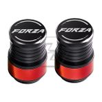 Pengfushop5 Kırmızı Stil Honda Forza x Scooter Jant Motosiklet Aksesuarları Için Tekerlek Vana Kök Kapağı Seti (Yurt Dışından)