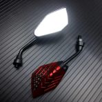 Pengfushop5 No.3 Tarzı 10 mm Motosiklet Arka Görünüm Aynaları Dikiz Aynası Yamaha Kawasaki Suzuki Honda Aprillia Motorlu Scooter Dikiz Aynası (Yurt Dışından) - Motosiklet Dikiz Aynası