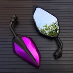 Pengfushop5 No.7 Tarzı Evrensel Motosiklet Aynaları Honda Suzuki Yamaha Kawasaki Scooter Ducati Için Motosiklet Dikiz Yan Aynaları (Yurt Dışından) - Motosiklet Dikiz Aynası