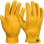 Pengfushop5 Sarı Stil Xl Beden Ozero Erkek Dokunmatik Ekran Eldiven Deri Motosiklet Eldiven Açık Spor Tam Parmak Bisiklet Dağ Bisikleti Guantes Moto Eldiven (Yurt Dışından) - Motosiklet İçin Eldiven