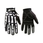 Pengfushop5 Siyah Stil S Beden Qeqae Tam Parmak Kafatası Eldivenleri Iskelet Desen Bisiklet Bisiklete Binme Motosiklet Motosiklet Yarışı Sürme Eldivenleri Bisiklet Sürme Mitten (Yurt Dışından) - Motosiklet İçin Eldiven