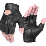Pengfushop5 Yarım Parmak Siyah Stil L Beden Summerwinter Motosiklet Koyun Derisi Deri Eldiven Erkek Kadın Motokros Eldiven Tam Parmak Sürme Moto Eldiven Guantes Eldiven M-Xxl (Yurt Dışından) - Motosiklet İçin Eldiven