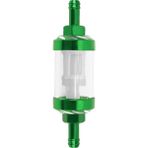 Pengfushop5 Yeşil 8mm Tarzı C Alüminyum Alaşımlı Cam Gaz Yakıt Yağ Filtresi Motosiklet Gaz Yakıt Benzinli Yağ Filtresi Atv Bisiklet Moto Aksesuarları Için (Yurt Dışından)