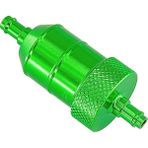 Pengfushop5 Yeşil Stil Motosiklet Benzin Gaz Yakıt Filtresi Temizleyici C Alüminyum Motosiklet Pit Dirt Bike Atv Quad Inline Yağ Yakıt Filtresi (Yurt Dışından)