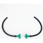 Pengfushop5 Yeşil Stil Motosiklet Cam Yakıt Filtresi Napa Motosiklet Kir Hortumu Hattı Benzin Borusu Akaryakıt Gaz Yağı Tüpü Cafe Racer Evrensel Atv Jeep (Yurt Dışından)