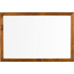 Penguen 100 Cm X 130 Cm Doğal Ahşap Çerçeve Duvara Monte Laminat Yazı Tahtası Beyaz