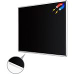 Penguen 50 cm x 70 cm Alüminyum Çerçeve Duvara Monte Manyetik Kara Tahta (Tebeşir Tahtası)