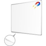 Penguen 90 Cm X 130 Cm Alüminyum Çerçeve Duvara Monte Manyetik Yazı Tahtası Beyaz