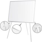 Penguen 90 Cm X 130 Cm Teleskopik Ayaklı Laminat Yazı Tahtası Beyaz