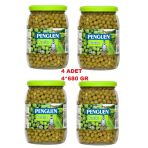 Penguen Bezelye Cam 680 ml x 4 Adet