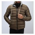 Penguen Brand Erkek Slim Fit Kapşonlu Puffer Şişme Mont