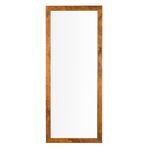 Penguen Doğal Ahşap Çerçeve Duvara Monte Laminat 45 x 110 cm Beyaz Yazı Tahtası