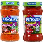 Penguen Lütenitsa Balkan Sosu 300 gr x 2 Adet (Acılı ve Acısız)