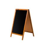 Penguen MNT020-S 60x100 cm Çatı Tipi Çift Yüzlü Kara Menü Tahtası
