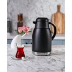 Penguen New Titanium Siyah 2 Litre Çift Katlı Çelik Termos Mandallı
