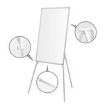 Penguen Teleskopik Ayaklı Laminat 50 x 70 cm Beyaz Yazı Tahtası