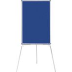 Penguen Teleskopik Ayaklı Mavi Kumaşlı 60x90 cm Pano
