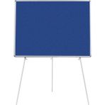 Penguen Teleskopik Ayaklı Mavi Kumaşlı 90x120 cm Pano