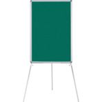 Penguen Teleskopik Ayaklı Yeşil Kumaşlı 60x90 cm Pano