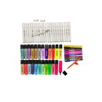 Penmark 58'li Mega Set 24 Fosforlu + 24 Brush Marker + 10 Fineliner ( Made In Türkiye )
