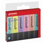 Penmark 6'lı Karışık Renk Pastel Fosforlu Kalem