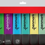 Penmark Fosforlu Kalem 12'li Karışık Renk 6 Pastel ve 6 Neon