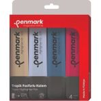 Penmark Fosforlu Kalem 4 Renk Set Tropik 1-5 mm Uçlu Kalemler 4 Adet Türkiye Üretimi