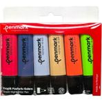 Penmark Fosforlu Kalem 6 Lı Asetat Karışık Renk Tropik 86831817711334 HS-505-6T 709705