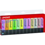 penmark fosforlu kalem (ışaret kalemi) 12 li karışık renk 4 neon + 4 pastel + 4 simli hs50512nps - Yok