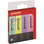 penmark fosforlu kalem (ışaret kalemi) 4 renk karışık pastel hs505-4p - Yok
