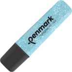 penmark fosforlu kalem (ışaret kalemi) metalik simli açık mavi hs 505 16 (10 lu paket) - Yok