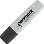 penmark fosforlu kalem (ışaret kalemi) metalik simli gümüş hs 505 18 (10 lu paket) - Yok