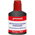 Penmark HS-107 100 ml Kırmızı Tahta Kalemi Mürekkebi