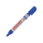 Penmark HS-406-02 Permanent Kesik Uç Mavi Markör Koli Kalemi
