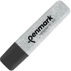 Penmark HS-505-18 Metalik Simli Gümüş Fosforlu Kalem